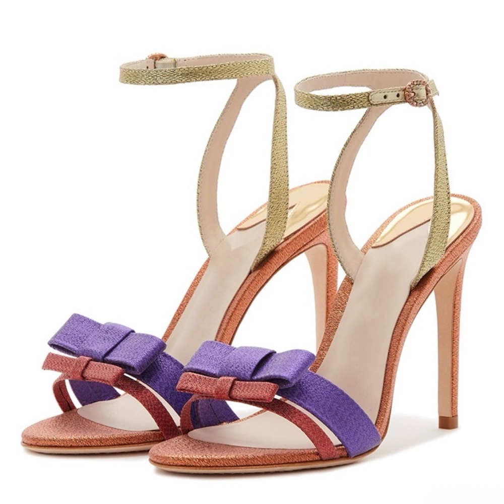 SOPHIA WEBSTER Andie Double Bow High Heel Sandal